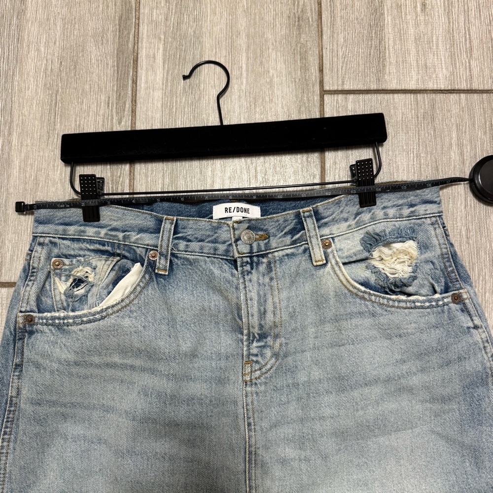 Re/done denim maxi skirt 29 - Picture 3 of 3